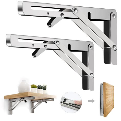 folded metal brackets|heavy duty folding shelf brackets.